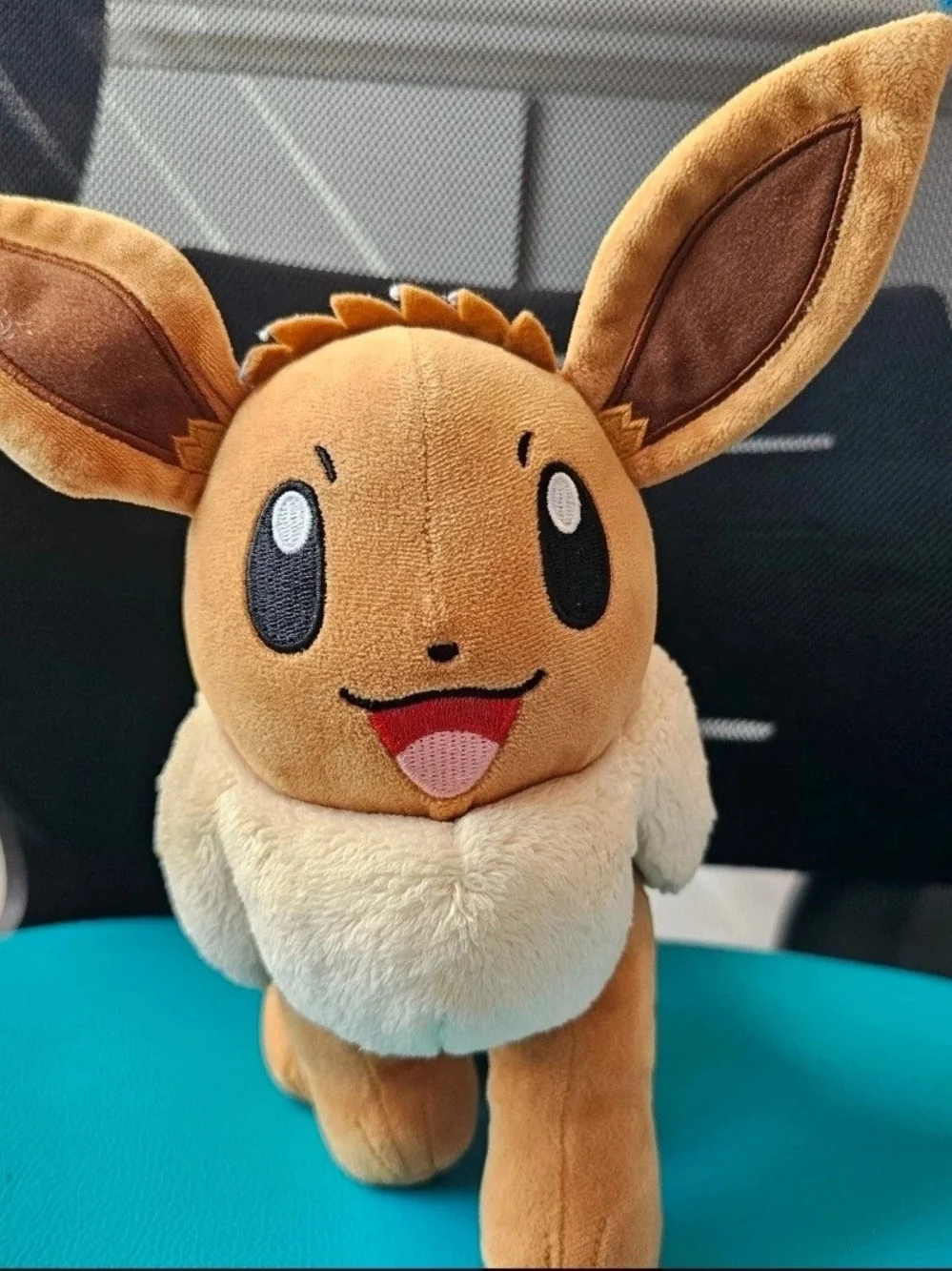 Pokemon Eevee Plush Toy - Soft Brown & Cream Small Pet Plush